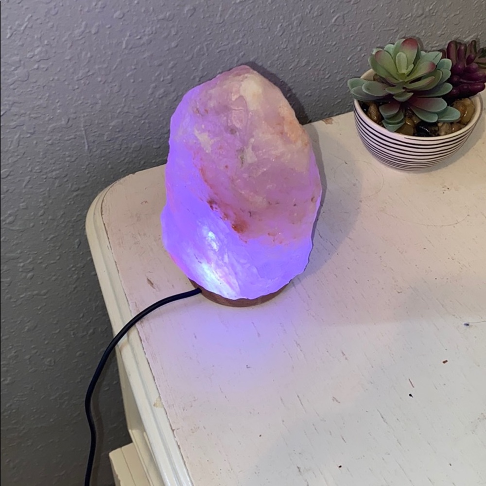 USB colorchanging salt lamp